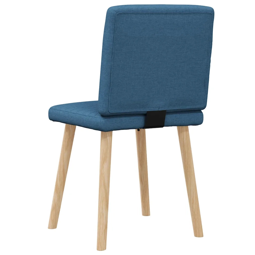 Sedie da Pranzo 2 pz Blu in Tessuto 4101182