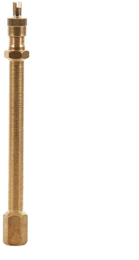 Estensione del valvolo in ottone - Estensione del valvolo - Estensione del cappuccio del valvolo - Pneumatici per auto/truck/motori - 100/140/200 mm - Compatibile con sensore TPMS - Estensione del valvolo
