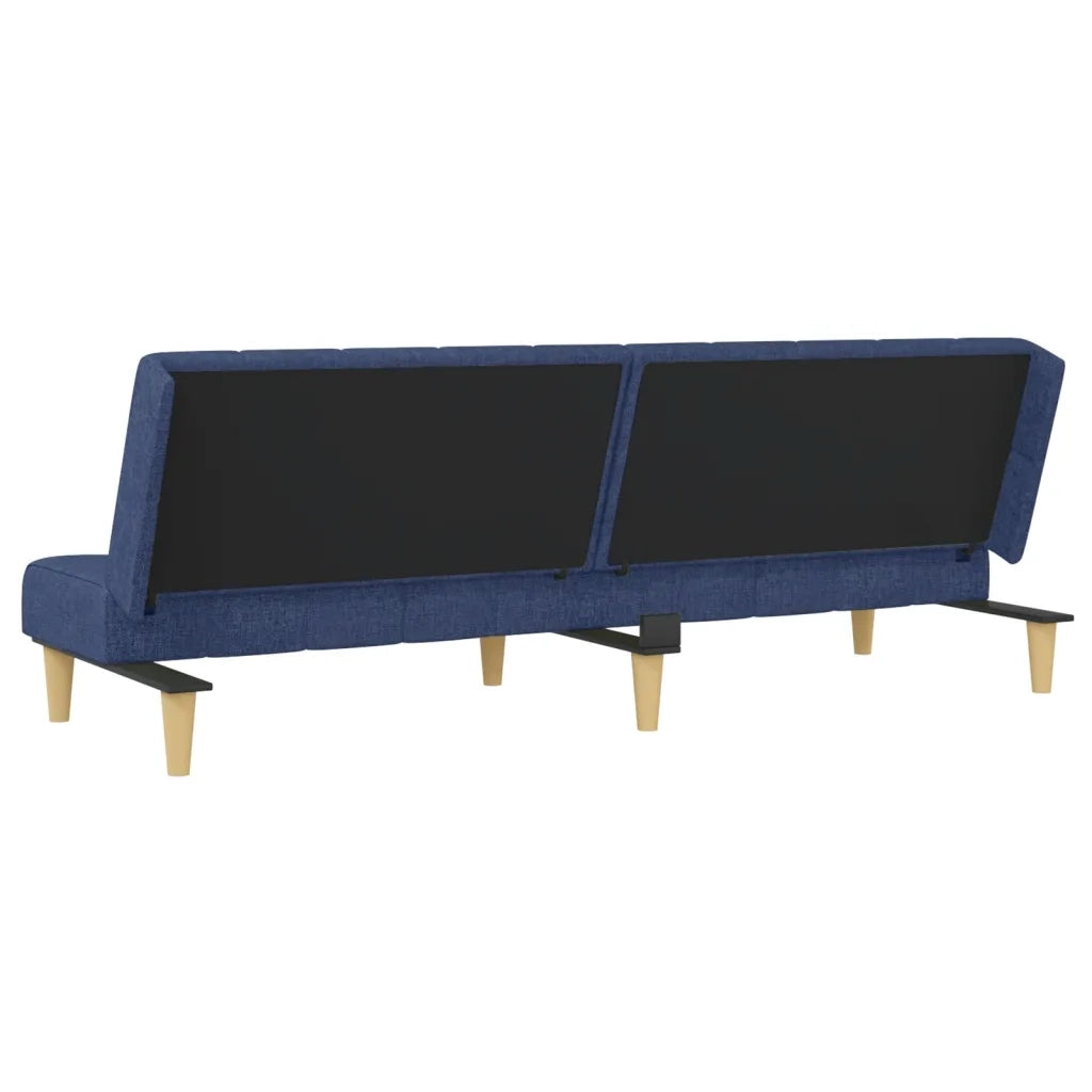 Divano Letto a 2 Posti-Sofa Letto 2 Posti-Daybed Blu in Tessuto 257812
