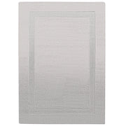 Tappeto in lana forma rettangolare, tuftato a mano 160 x 230 cm grigio design elegante