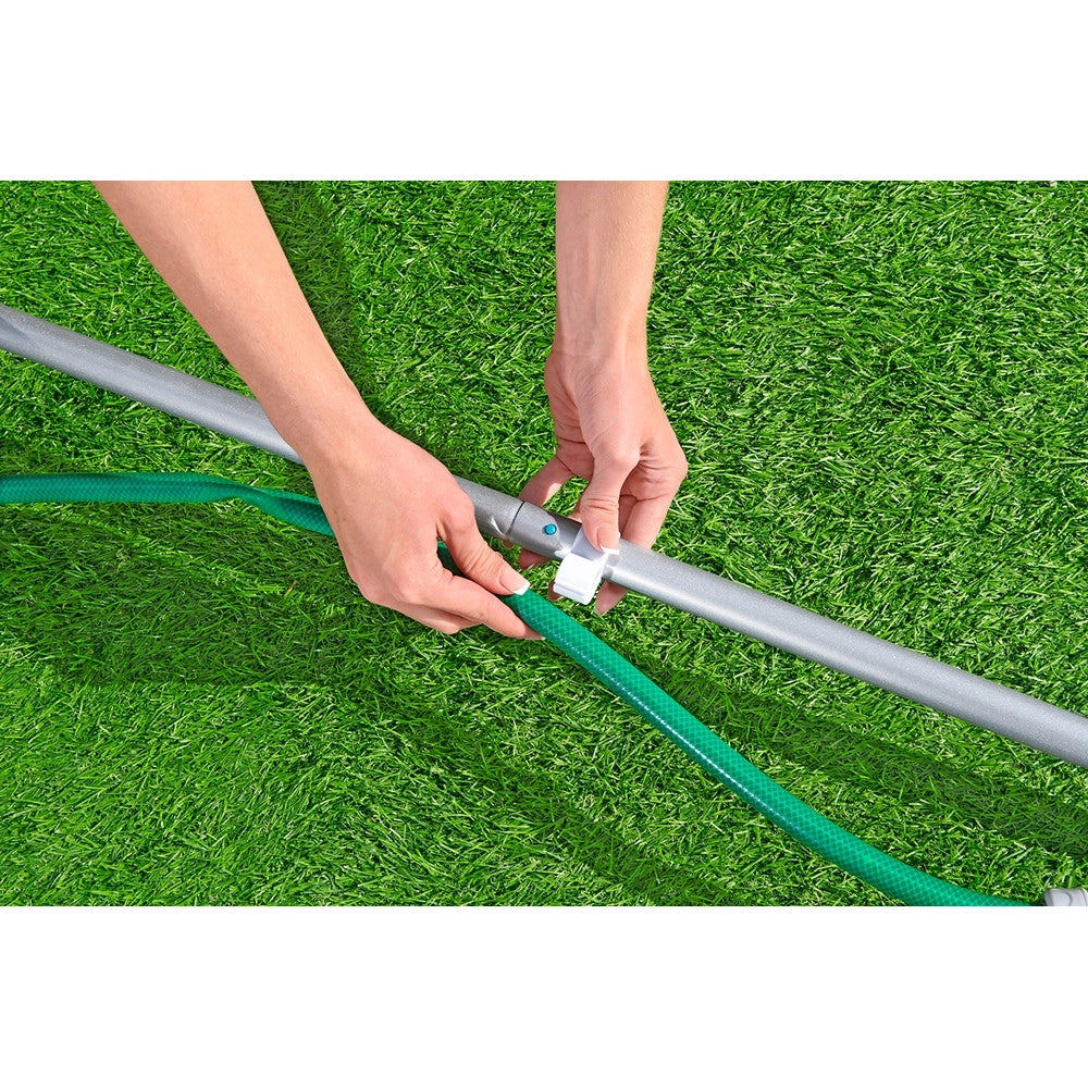 Trade Shop - Kit Completo Per Cura Manutenzione Accessori Pulizia Piscine Fuori Terra Fino A 396cm 58794 -