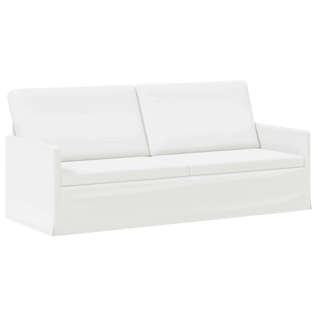 Set di divani 2 pcs Bianco Tessuto 3433172