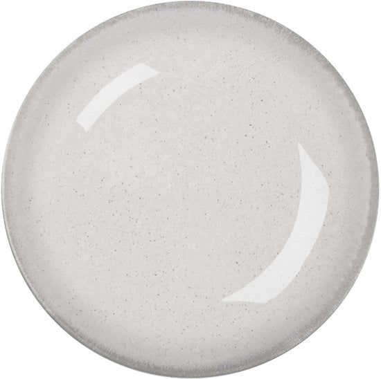 Piatto da zuppa in melamina Stonetouch, diametro 20 cm, collezione Amadè