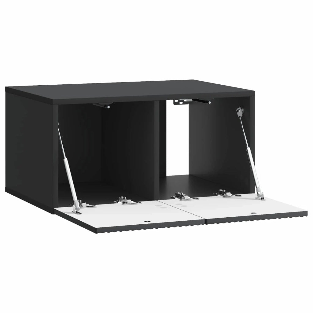 Mobile Porta TV da Muro Nero 59,5 x 41 x 30 cm 898506