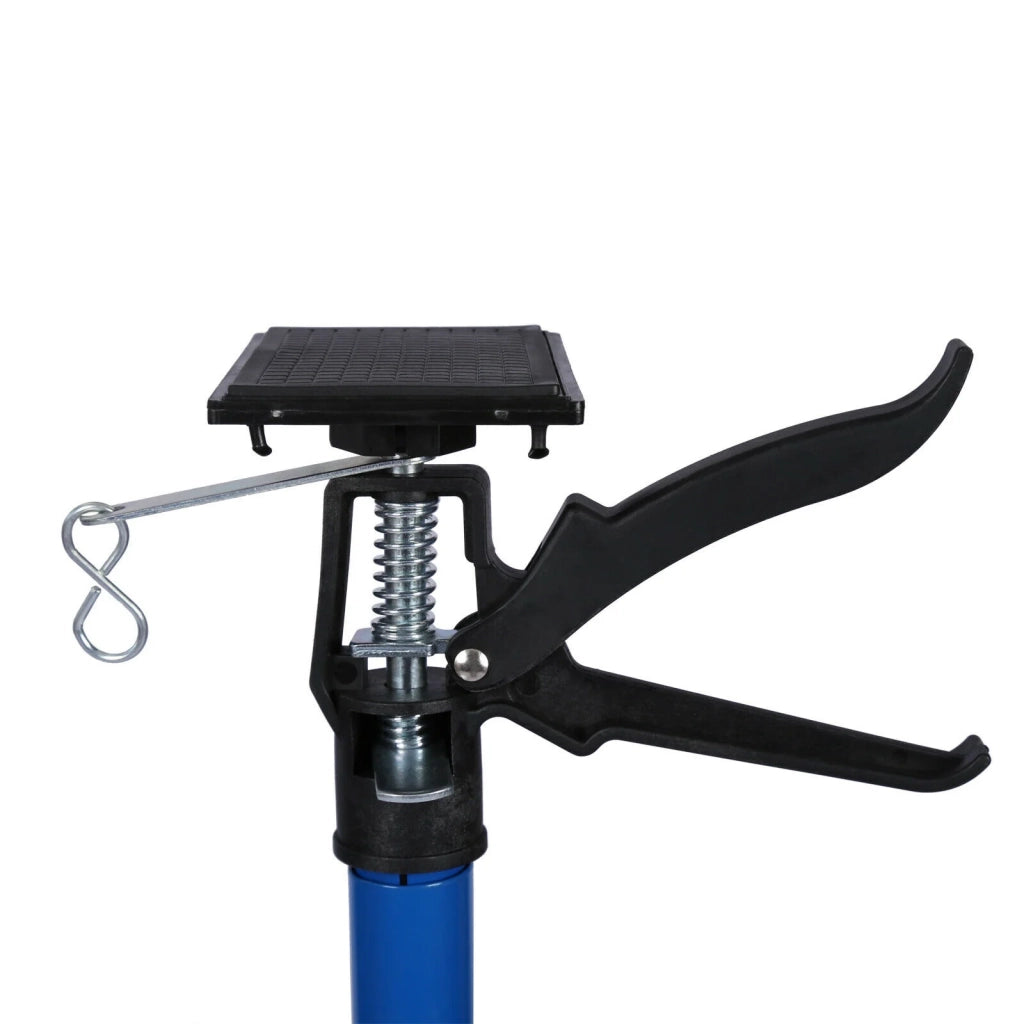 Supporto di sostegno staffa a soffitto asta telescopica barra in acciaio 115-290 cm 30 kg blu 16_0000509