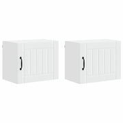 Pensile da cucina | Armadietto a muro LUCCA 2 pz Bianco 50 x 31 x 40 cm