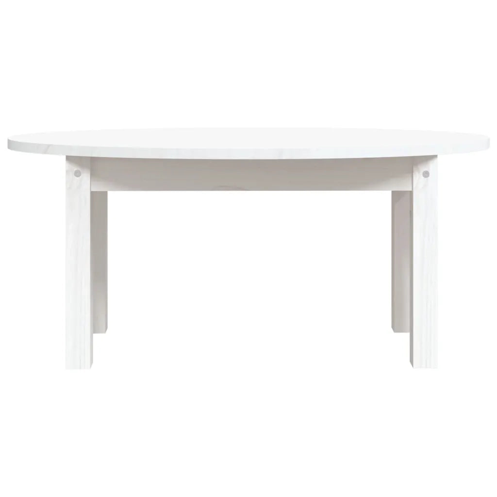Tavolino da salotto | Tavolino da caff¨¨ | Tavolino da Soggiorno Bianco 80x40x35 cm Legno Massello di Pino