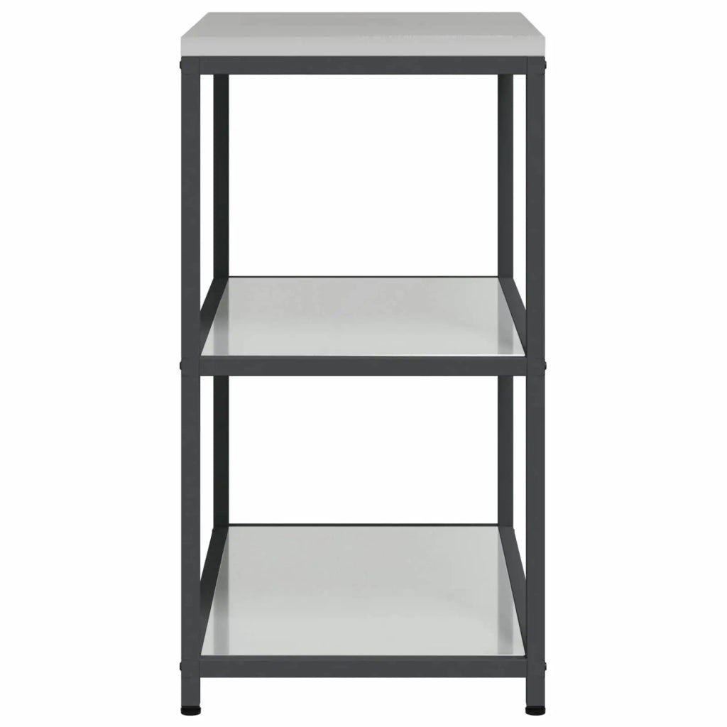 Stoccaggio in cucina Argento 90 x 50 x 92 cm Acciaio 874959