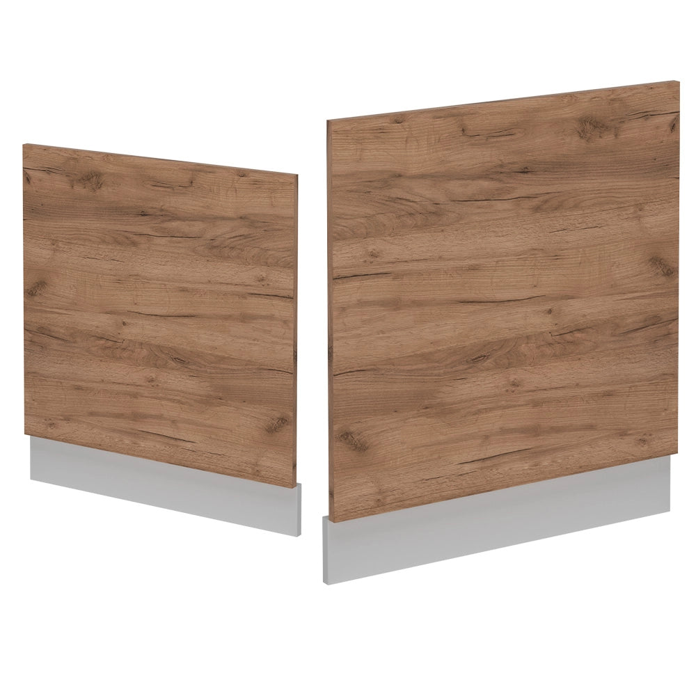 Pannello frontale R-Line Rovere dorato/Bianco 60 cm Senza piano di lavoro Vicco