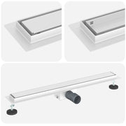 Drenaggio doccia 2 in 1 Argento 80 cm Acciaio Inox 304 CFW7454945