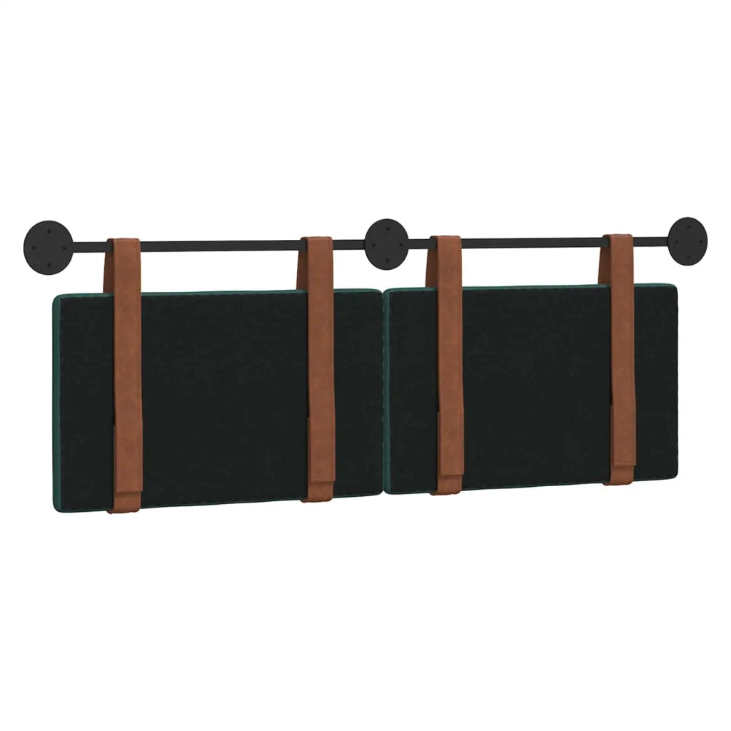 Testiera | Testata appesa Verde Scuro 130 x 55 x 5 cm PU Antico