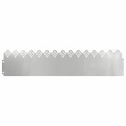Bordure per prato 30 pz Argento 103 x 0,05 x 22 cm CFW4875166