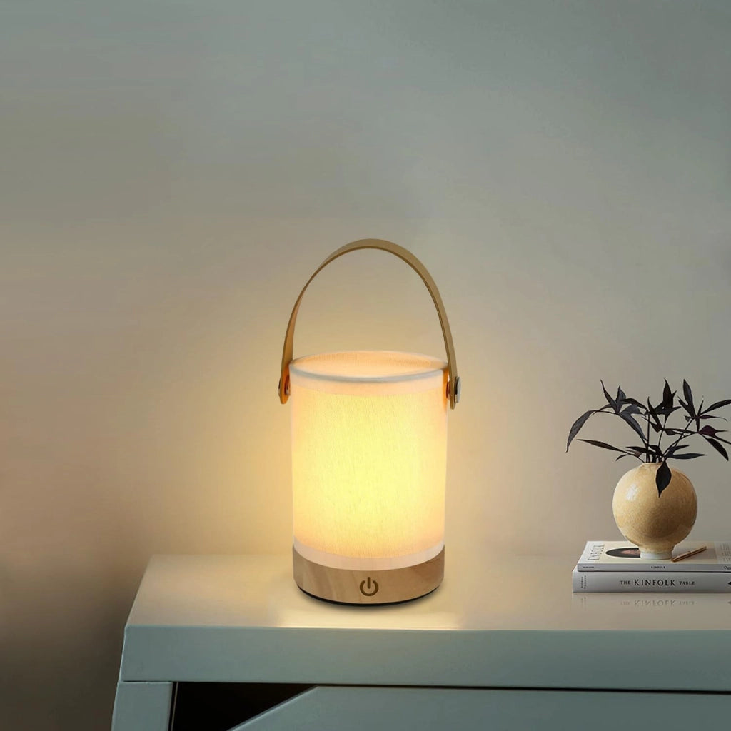 ZMH Lampada da tavolo LED wireless touch dimmerabile USB ricarica per comodino