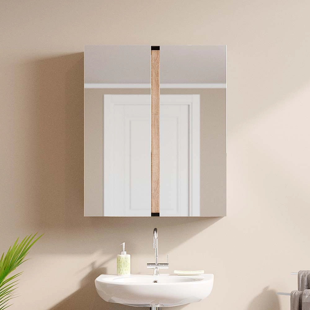 Vicco Set di mobili da bagno Antracite 2 parti