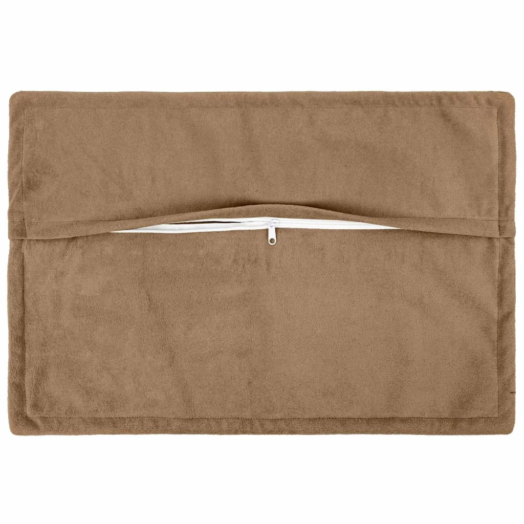 Cuscino con cuscino HOUTEN 2 pz Tortora Fleece in microfibra 935712