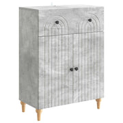 Credenza Grigio Cemento 66 x 34,5 x 90 cm Legno ingegnerizzato 894178