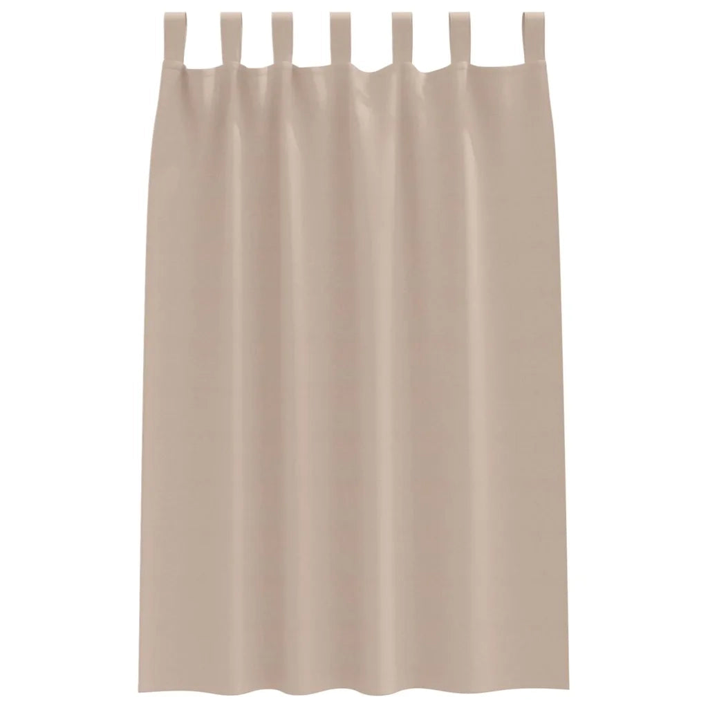 Tende Oscuranti | Tende Blackout con Anelli 2 pz Talpa 175 x 140 cm Poliestere