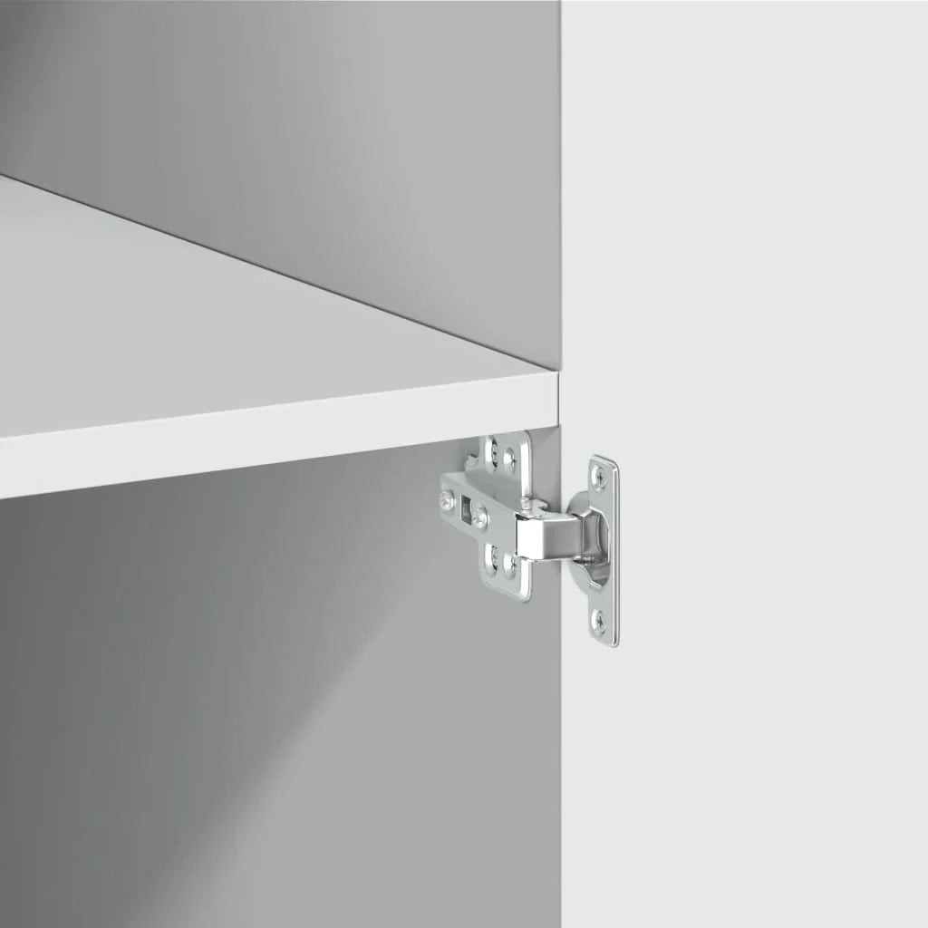 Credenza buffet cassettiera mobile contenitore organizer cucina soggiorno soggiorno alto 80 x 42,5 x 249 cm derivati ​​del legno bianco 02_0032776