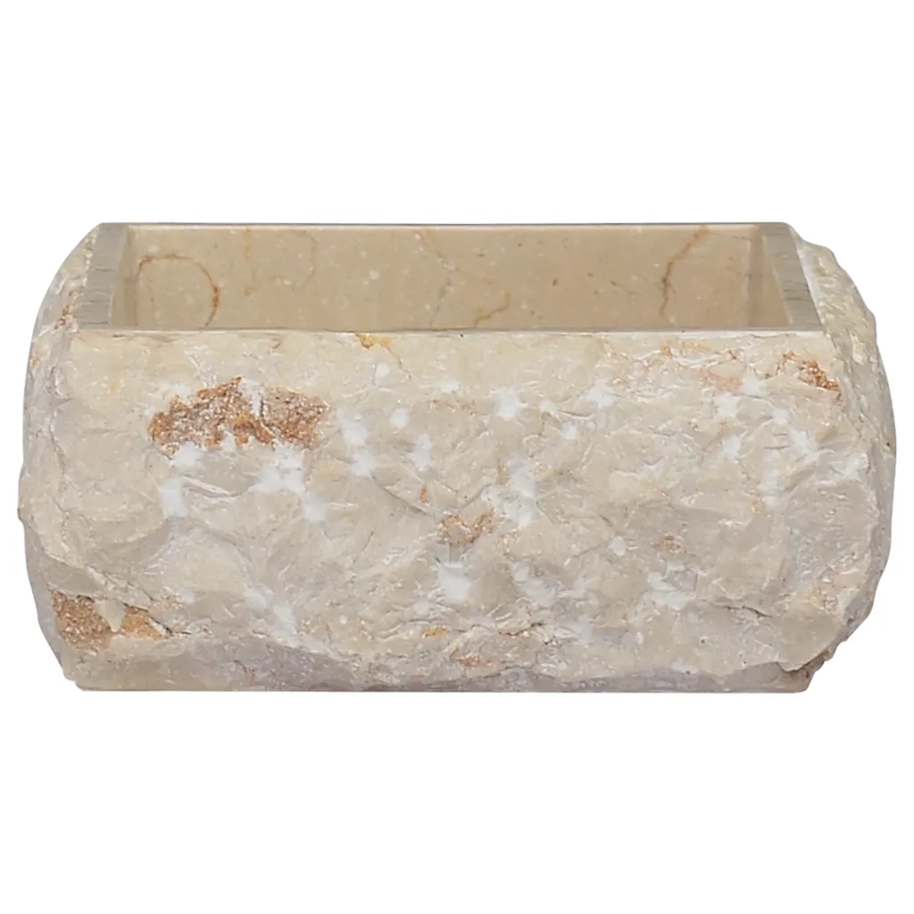 Lavandino Crema 30x30x13 cm in Marmo 149174