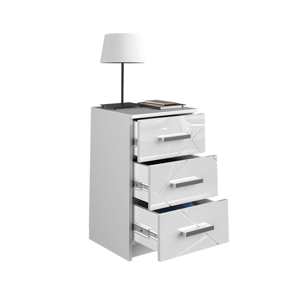 Vicco Comodini camera da letto Bianco 35.5 x 66 cm