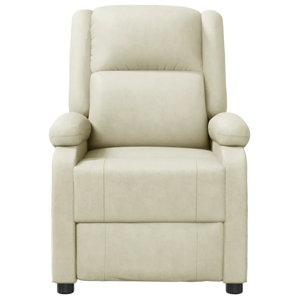 Poltrona Massaggiante Crema in Similpelle 344182