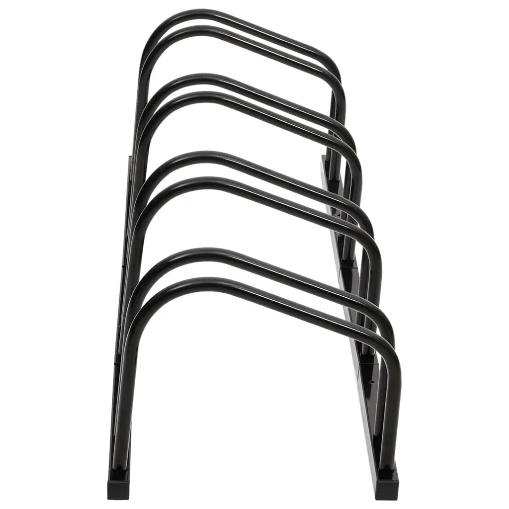 Portabici per 4 Biciclette Acciaio Nero CFW8007065
