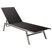 Lettino prendisole sedia a sdraio lettino prendisole letto da giardino mobili da esterno per patio acciaio e textilene nero 02_0012244