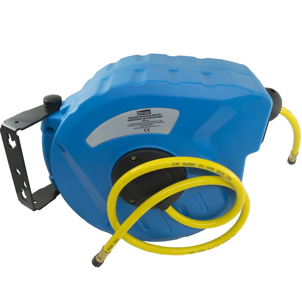 Trade Shop - Avvolgitubo Prolunga Aria Compressa Tubo Cavo 12mt Portatile Xba-03 -