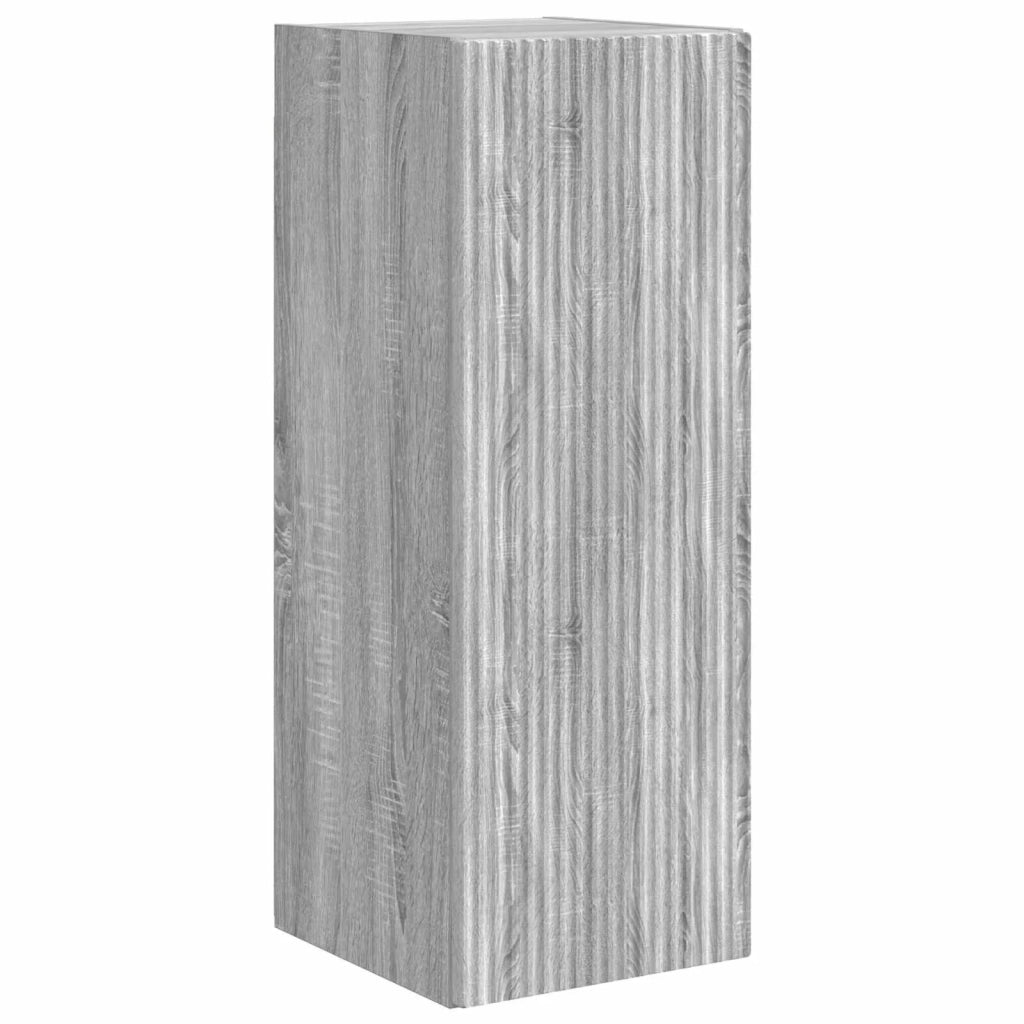 Set di Mobiletto da TV a Parete 6 pcs Grigio Sonoma