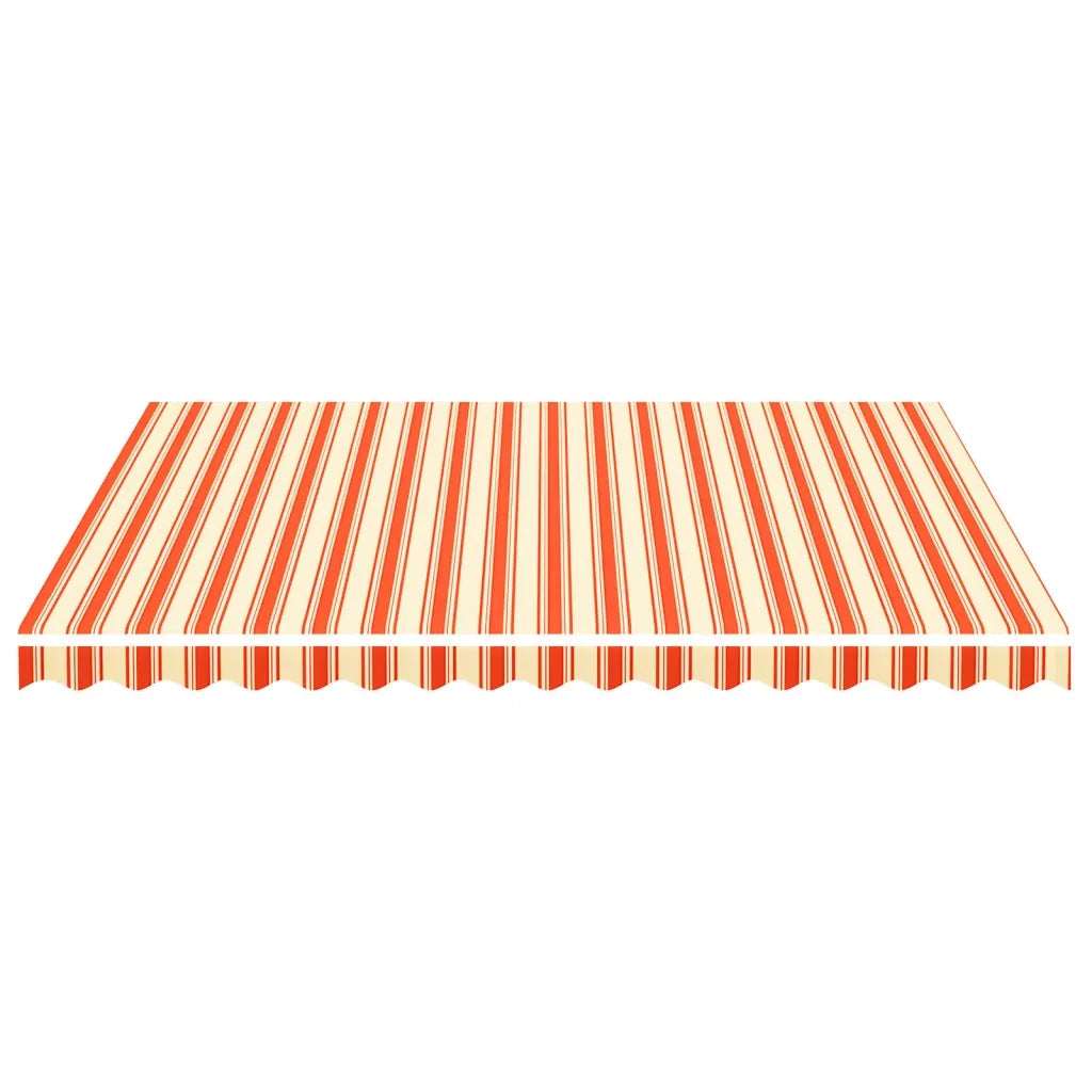 Tessuto di Ricambio per Tenda da Sole Giallo e Arancio 4x3,5 m 312018