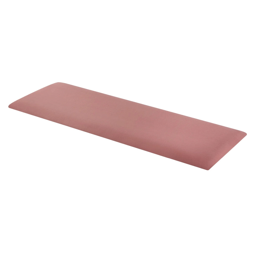 Set di 2 cuscini da parete in velluto 90 x 30 cm rosa 03_0010585