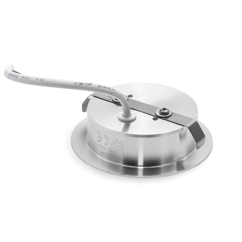 Faretto LED 3W slim incasso foro 60mm opaco luce cappa cucina mensola IP20 220V LUCE FREDDA 6500K