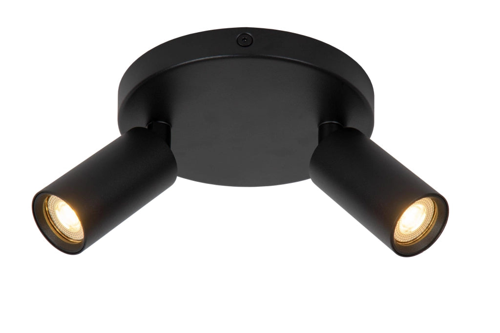 Faretto da soffitto RITMO 2xMR11 nero Lucide
