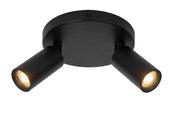 Faretto da soffitto RITMO 2xMR11 nero Lucide