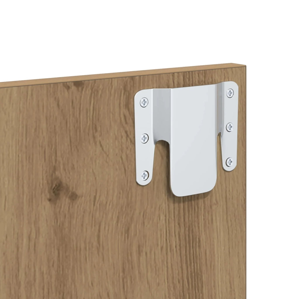 Testata con Comodino 3 pcs Rovere artigianale Legno multistrato 3415961