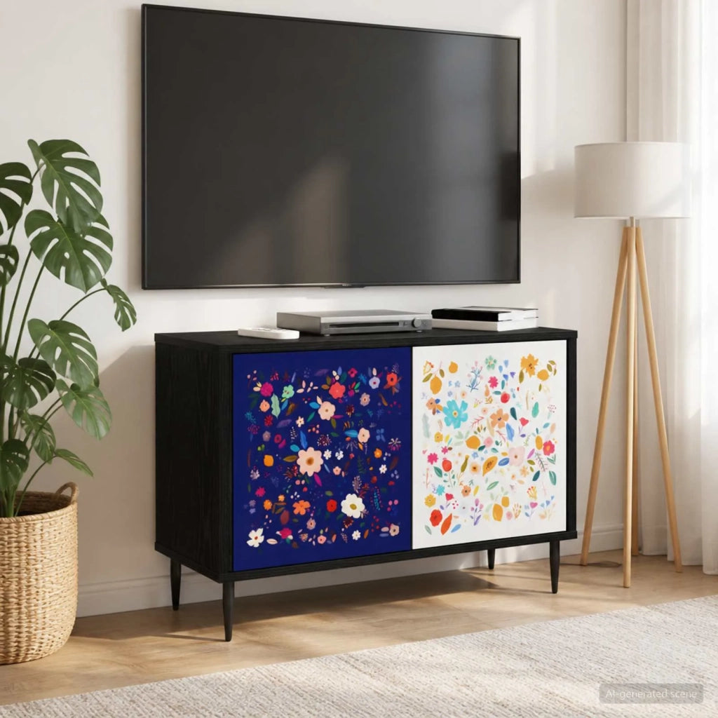Mobile TV MAINZ 69 x 33 x 50,5 cm Rovere Nero 8007024