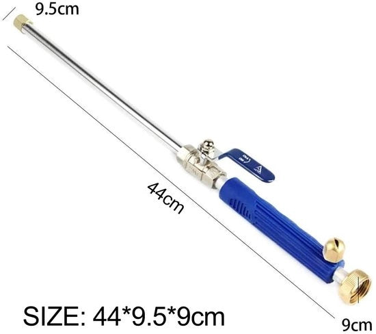 Hogedrukslang per giardino - Pistola per irrigazione - Tubo elastico per giardino - Accessori inclusi - Lega di alluminio leggera