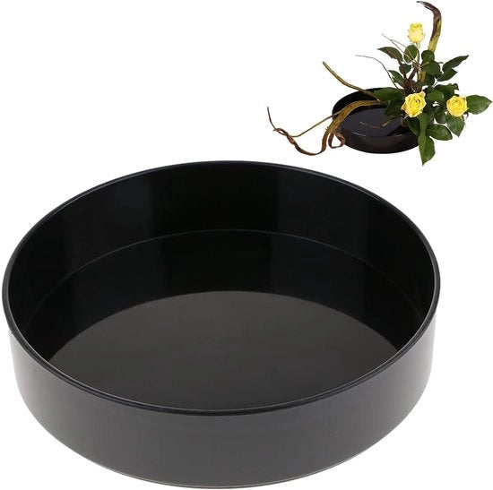 Vaso Ronde Forma - Ikebana Vaso - Plastica - 28cm - Strumenti per Fiori - Stile Tradizionale - Versatilità