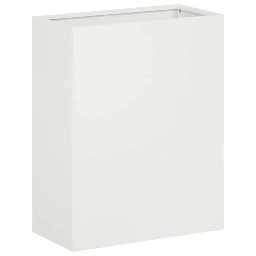 Vaso da giardino 2 pz Bianco 40 x 20 x 40 cm 8005403