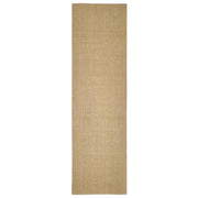 Tappetino tiragraffi in sisal per gatti 100 x 350 cm Marrone chiaro 02_0045540