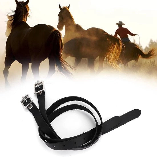 Accessori da sella per equitazione - Cinture in sintetico - 1 coppia - 50 cm - Materiale misto - Alta qualità
