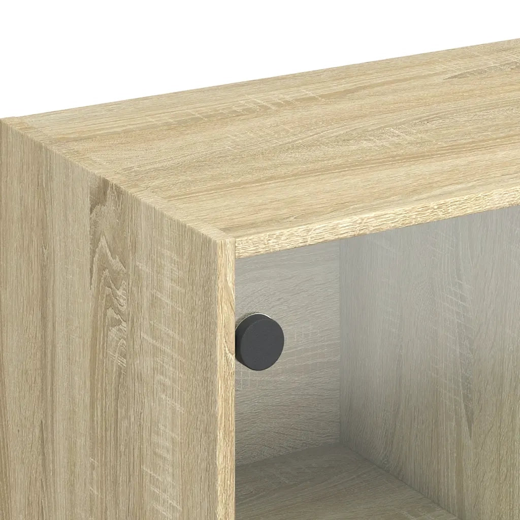 Credenza Rovere Sonoma 102x37x75,5 cm in Legno Multistrato 3295873