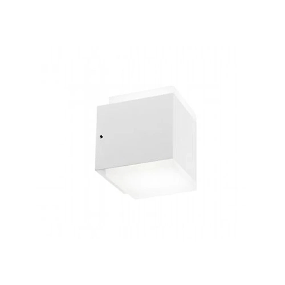 Applique Da Esterno Tango Alluminio E Termoplastica Bianco Led 7,2+7,2W 4000K