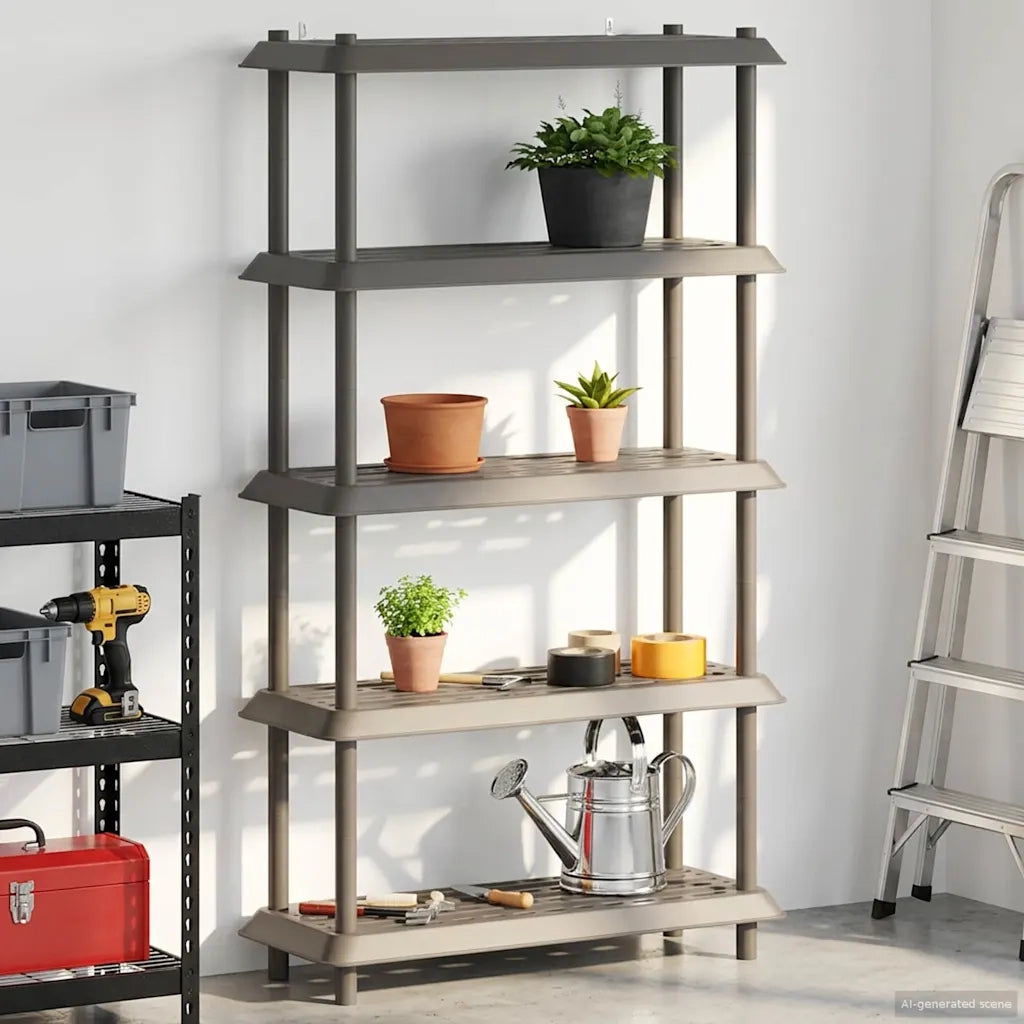 Unità di scaffalatura 5 livelli 100 x 40 x 177 cm PP 8011755