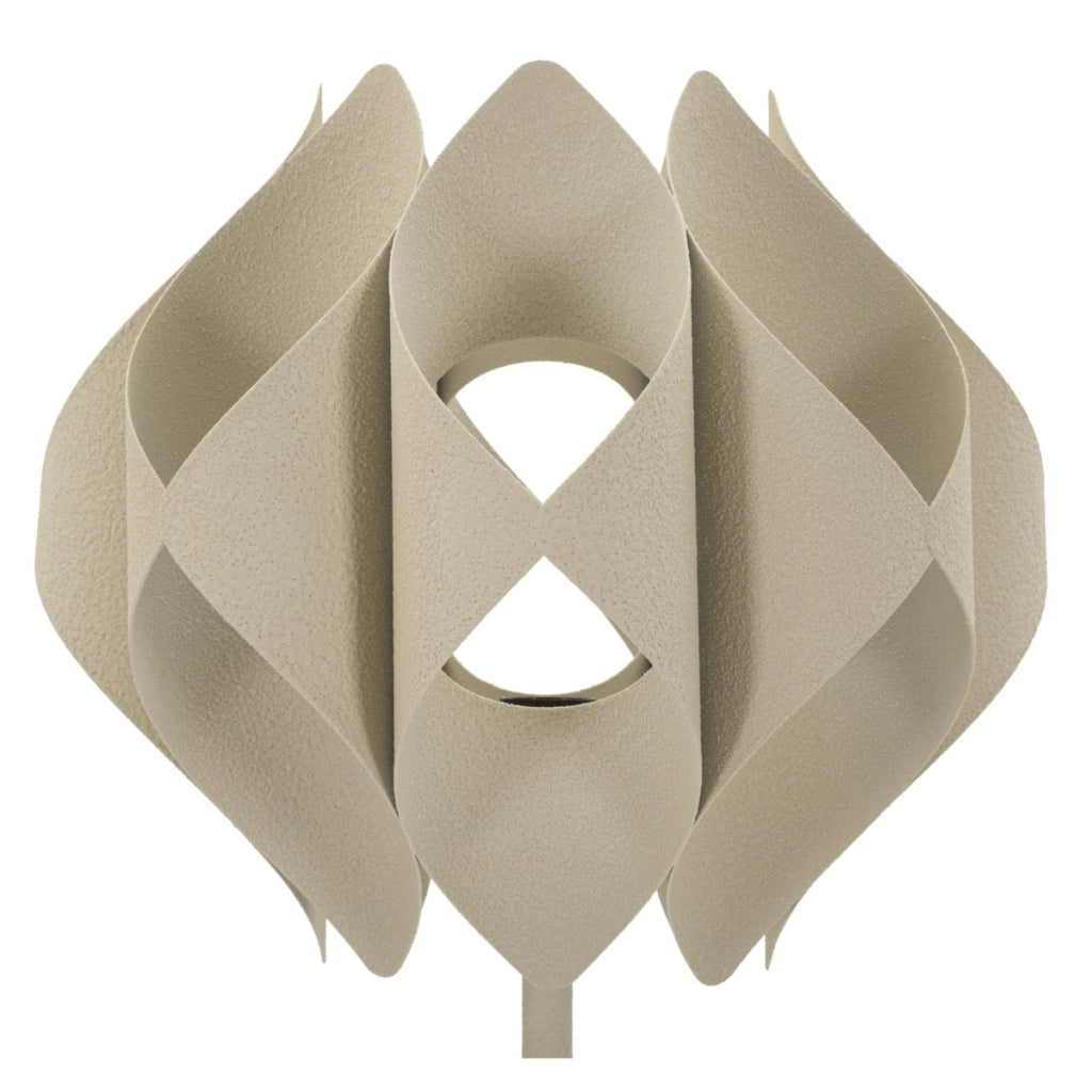 Lampada da Terra VKH764, Beige, Metallo, 39,5x39,5x155 cm