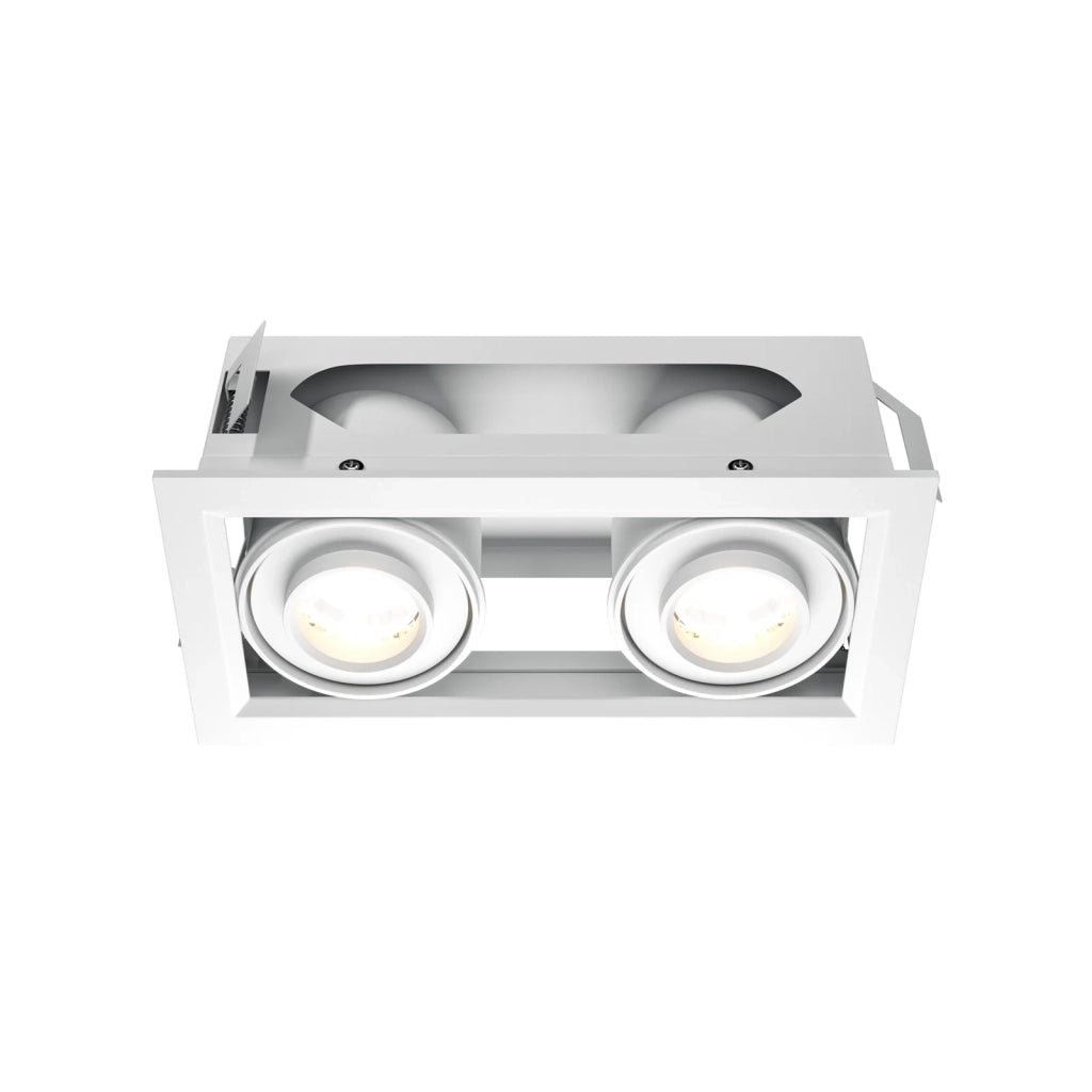 Maytoni Faretto moderno Metal Modern 1 luce LED integrato bianco alluminio