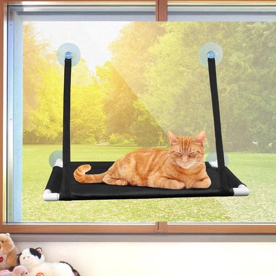 Materassino per gatti, materassino per gatti, finestre con presse, materassino per gatti in casa, materassino, materassino, materassino per gatti, gatto grande, fino a 10 kg (60 x 35 cm)