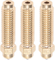 Nozze per 3D stampante - 0,2 mm - 3 pezzi - Ottone/Acciaio - Resistenti all'usura - Alta conducibilità - Temperatura massima 320°C - Bocca di stampante