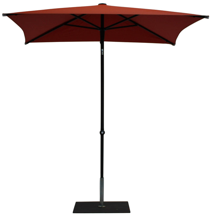 Ombrellone da Giardino 2x2 m Palo Ø38 mm in Alluminio Tessuto Olefin Trend Terracotta