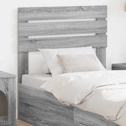 Testiera-Testata-Testiera Decorativa Grigio Sonoma 75 cm Legno multistrato 180645
